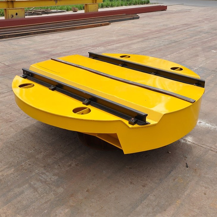 Industrial Turntable Transfer Cart For Mold Plant 40 Tons