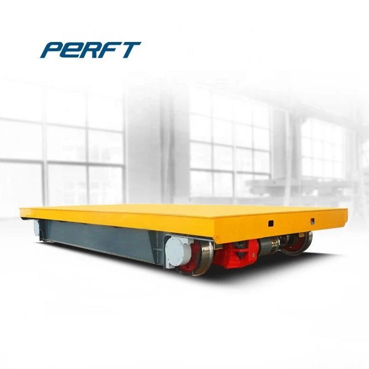스틸 코일 용 레일 구동식 이동 카트