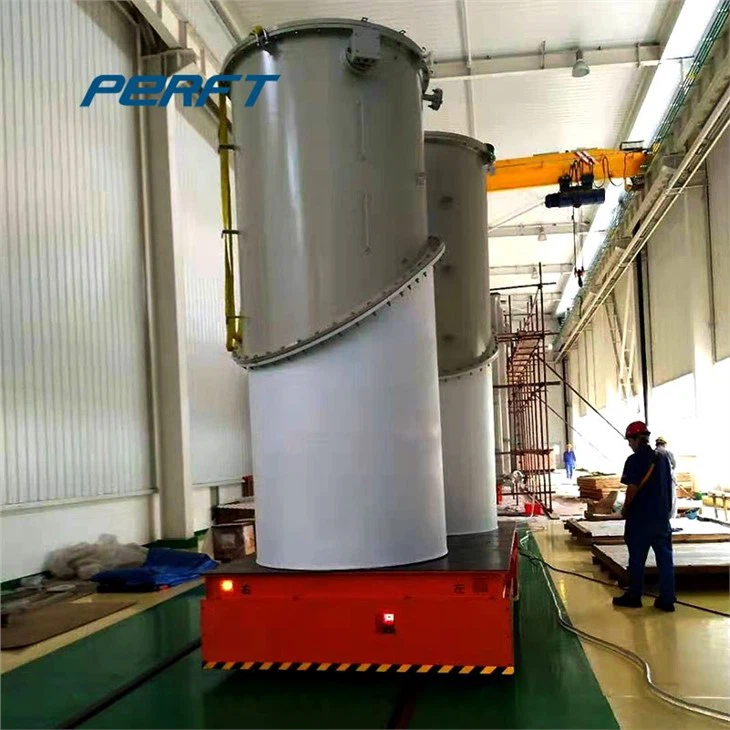 Perfect 20 Ton Factory Materials Trackless Transfer Cart